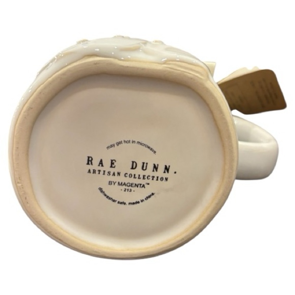 Rae Dunn White Blessed' Floral Mug - Picture 4 of 4